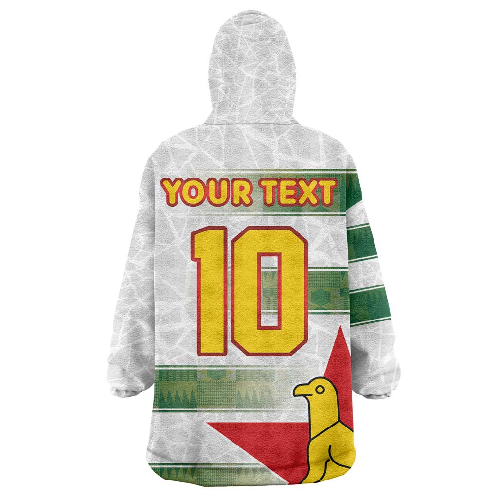 Custom Zimbabwe Rugby The Champions 2025 Kid Wearable Blanket Hoodie Sables-Warriors of Africa - African Pride