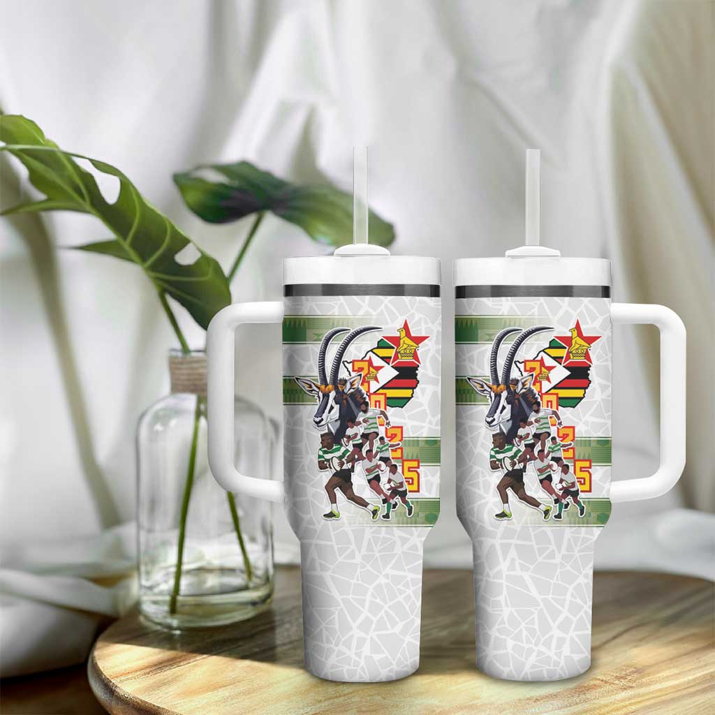 Zimbabwe Rugby The Champions 2025 Tumbler With Handle Sables-Warriors of Africa - African Pride