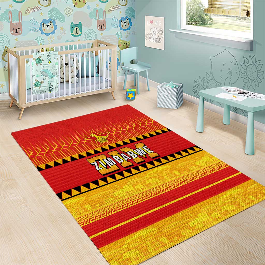 Zimbabwe Cricket Area Rug African Heritage Edition - African Pride