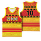 Custom Zimbabwe Cricket Basketball Jersey African Heritage Edition LT03