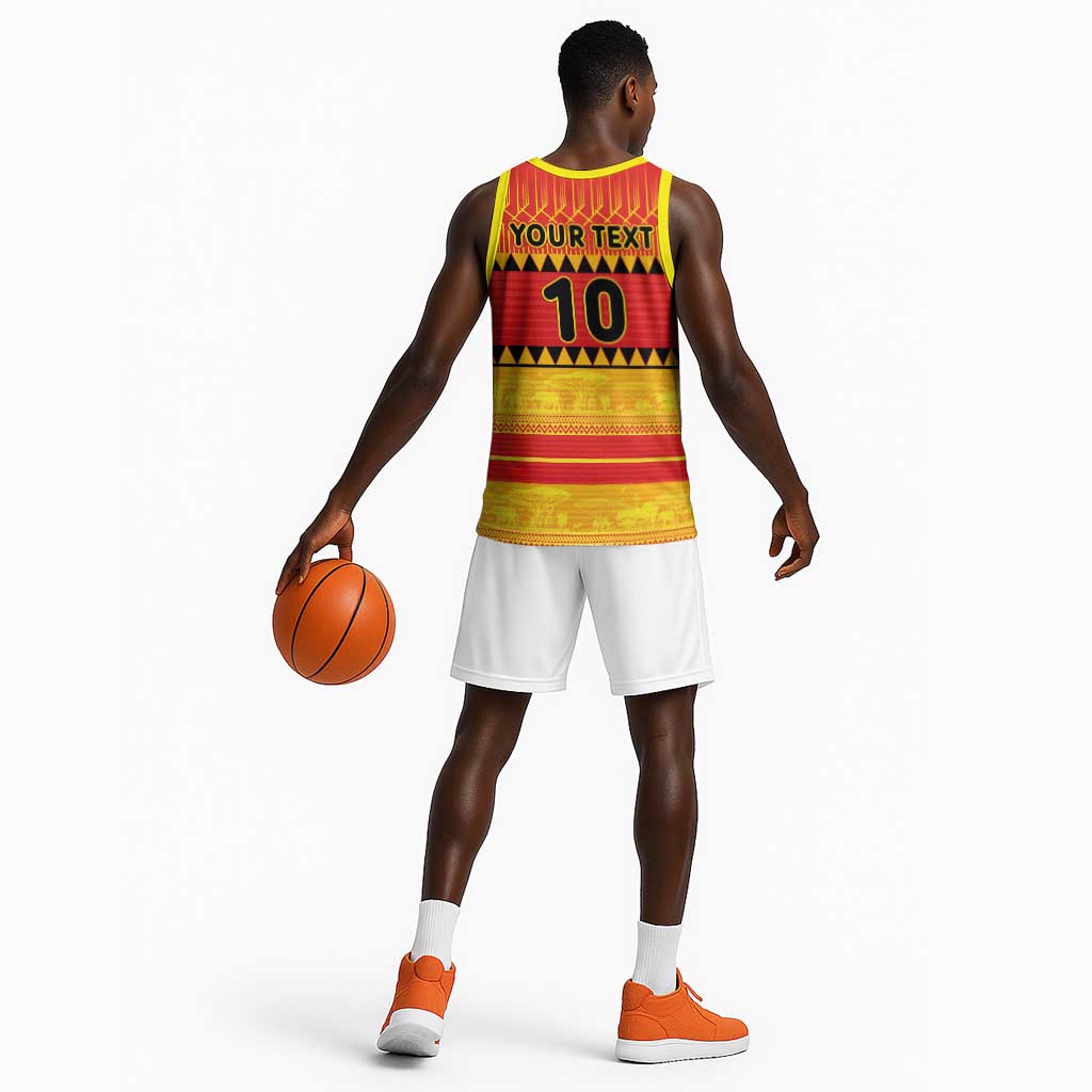 Custom Zimbabwe Cricket Basketball Jersey African Heritage Edition LT03