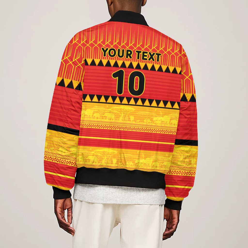 Custom Zimbabwe Cricket Bomber Jacket African Heritage Edition - African Pride