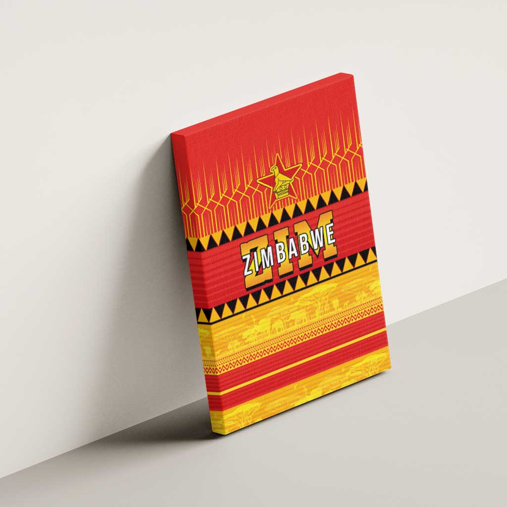 Zimbabwe Cricket Canvas Wall Art African Heritage Edition - African Pride