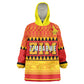 Custom Zimbabwe Cricket Kid Wearable Blanket Hoodie African Heritage Edition - African Pride