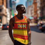 Custom Zimbabwe Cricket Men Tank Top African Heritage Edition - African Pride