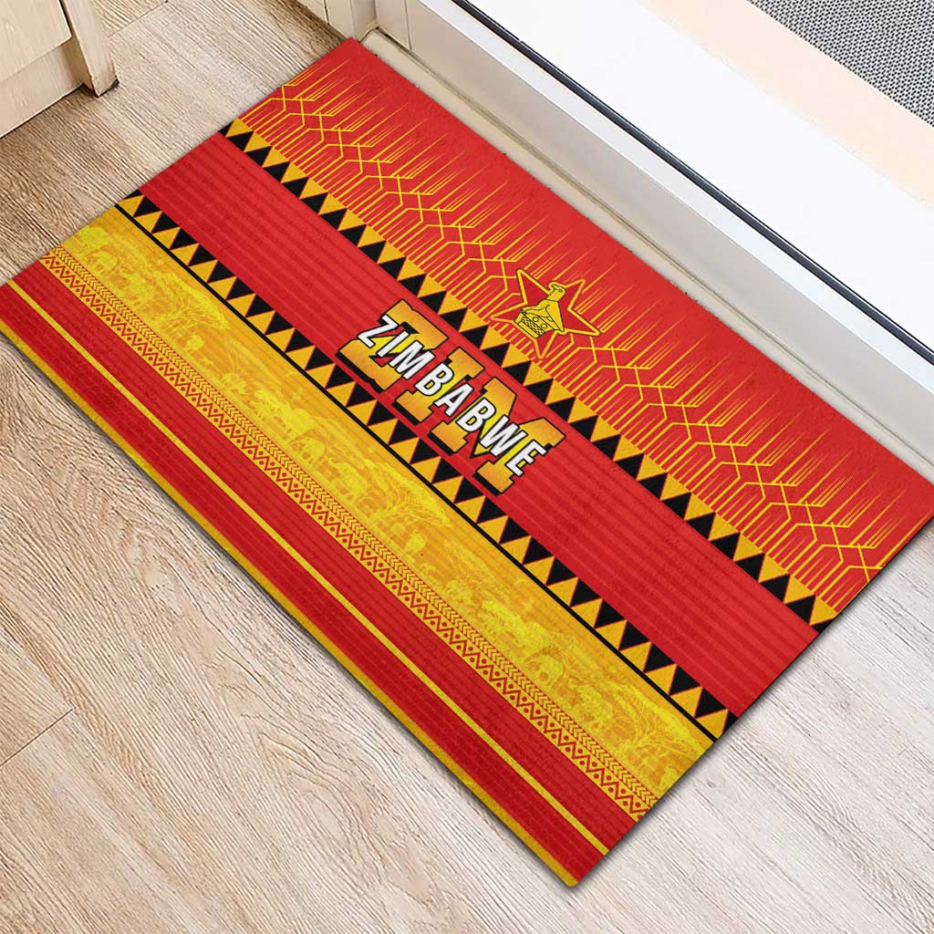 Zimbabwe Cricket Rubber Doormat African Heritage Edition - African Pride