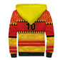 Custom Zimbabwe Cricket Sherpa Hoodie African Heritage Edition - African Pride