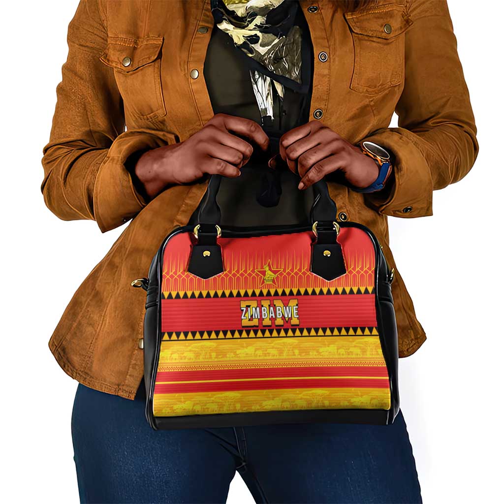 Zimbabwe Cricket Shoulder Handbag African Heritage Edition - African Pride