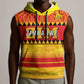 Custom Zimbabwe Cricket Sleeveless Hoodie African Heritage Edition - African Pride
