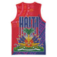 Haiti National Emblem Basketball Jersey Dashiki and Polynesian Pattern LT03