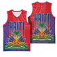 Haiti National Emblem Basketball Jersey Dashiki and Polynesian Pattern LT03