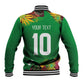 Custom Afro-St Kitts and Nevis Cricket Patriots Baseball Jacket Caribbean Tropical Sporty - African Pride