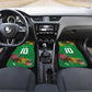 Afro-St Kitts and Nevis Cricket Patriots Car Mats Caribbean Tropical Sporty - African Pride