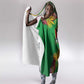 Afro-St Kitts and Nevis Cricket Patriots Hooded Blanket Caribbean Tropical Sporty - African Pride