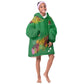 Custom Afro-St Kitts and Nevis Cricket Patriots Kid Wearable Blanket Hoodie Caribbean Tropical Sporty - African Pride