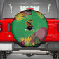 Afro-St Kitts and Nevis Cricket Patriots Spare Tire Cover Caribbean Tropical Sporty - African Pride