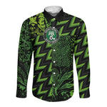 Nigeria Football Custom Long Sleeve Button Shirt Champions-Super Eagles - African Pride