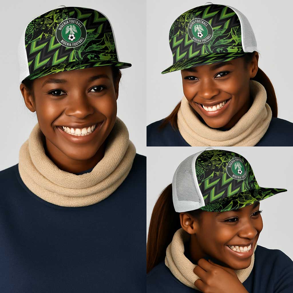 Nigeria Football Mesh Trucker Cap Champions-Super Eagles - African Pride