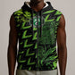 Nigeria Football Custom Sleeveless Zip Hoodie Champions-Super Eagles - African Pride