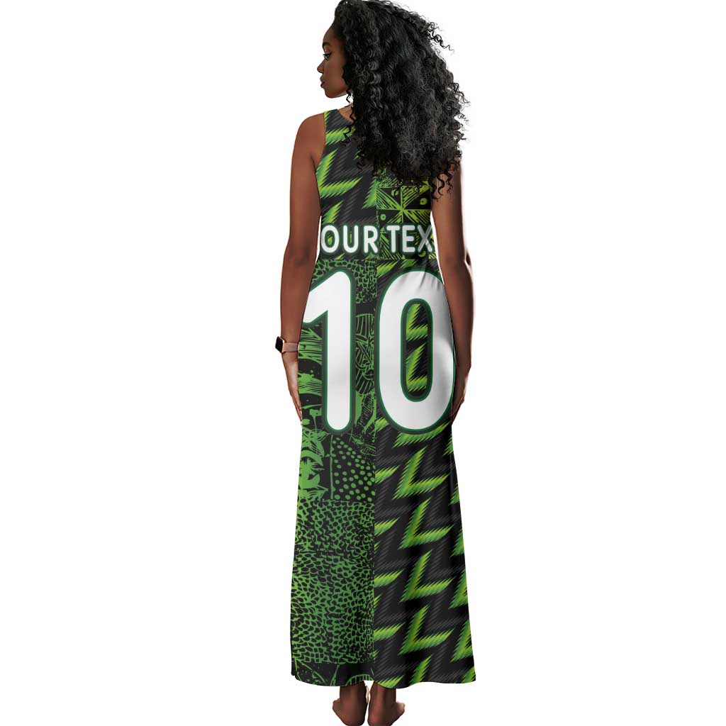 Nigeria Football Custom Tank Maxi Dress Champions-Super Eagles - African Pride