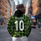 Nigeria Football Custom Zip Hoodie Champions-Super Eagles - African Pride