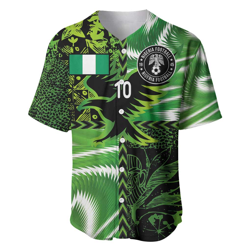 Nigeria Football Custom Baseball Jersey Super Eagles-Africa Spirit - African Pride