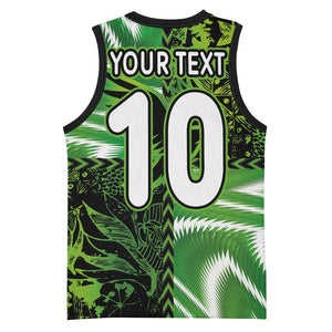 Nigeria Football Custom Basketball Jersey Super Eagles-Africa Spirit LT03