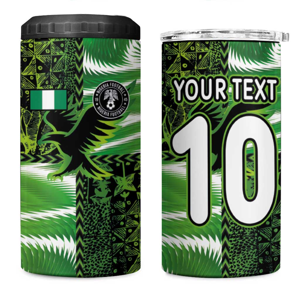 Nigeria Football Custom 4 in 1 Can Cooler Tumbler Super Eagles-Africa Spirit - African Pride