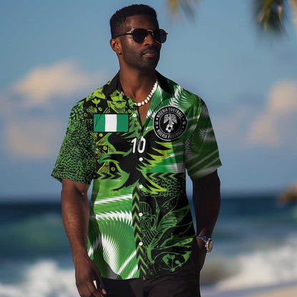 Nigeria Football Custom Hawaiian Shirt Super Eagles-Africa Spirit - African Pride
