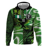 Nigeria Football Custom Hoodie Super Eagles-Africa Spirit - African Pride