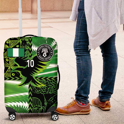 Nigeria Football Custom Luggage Cover Super Eagles-Africa Spirit - African Pride