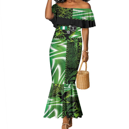 Nigeria Football Custom Mermaid Dress Super Eagles-Africa Spirit - African Pride