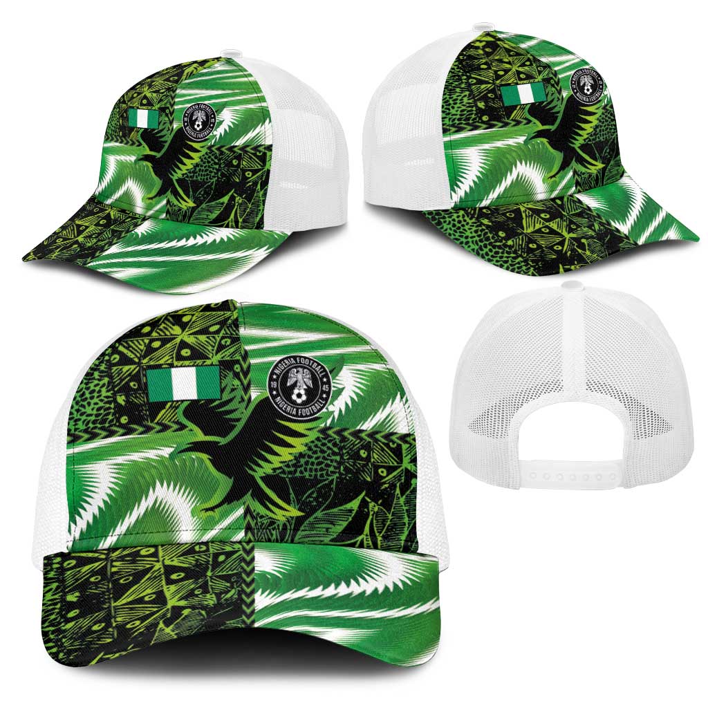 Nigeria Football Mesh Trucker Cap Super Eagles-Africa Spirit - African Pride