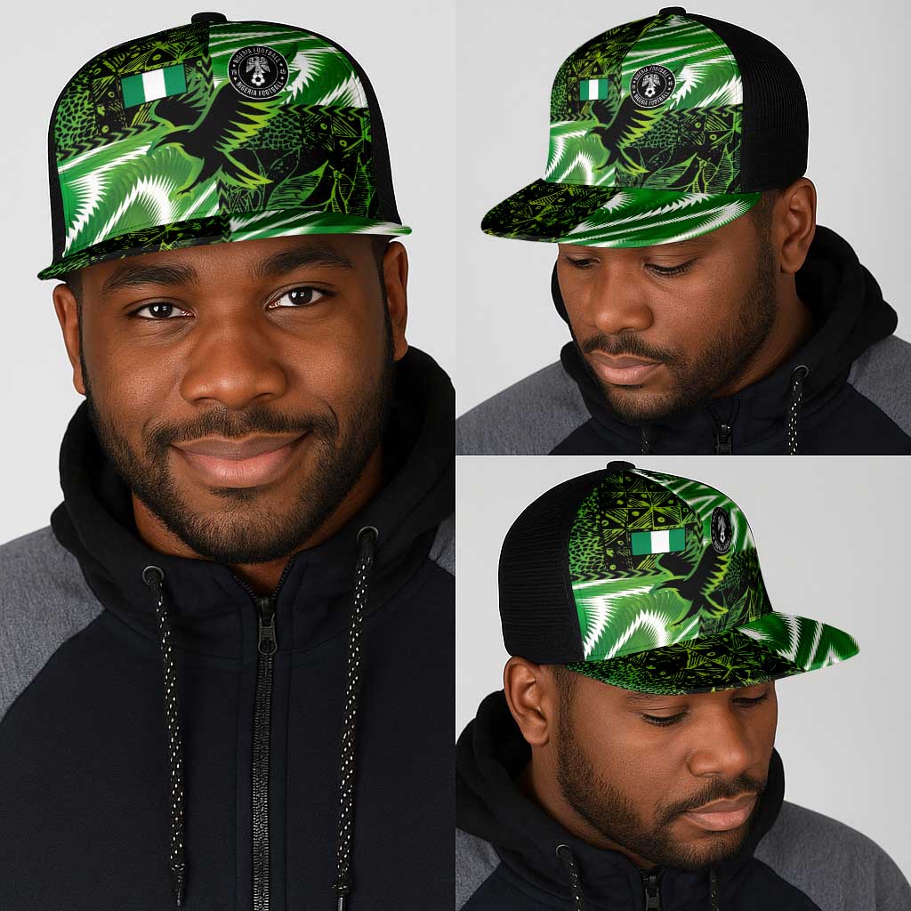 Nigeria Football Mesh Trucker Cap Super Eagles-Africa Spirit - African Pride