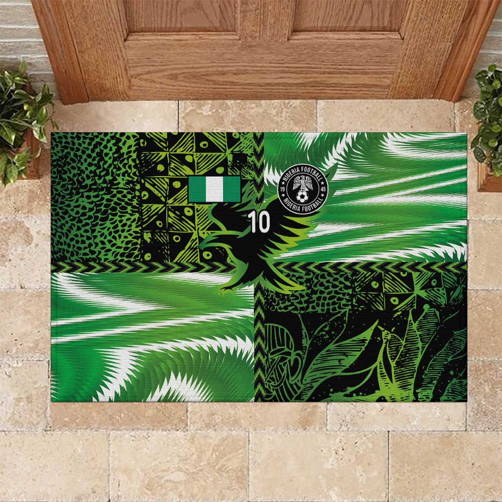 Nigeria Football Custom Rubber Doormat Super Eagles-Africa Spirit - African Pride