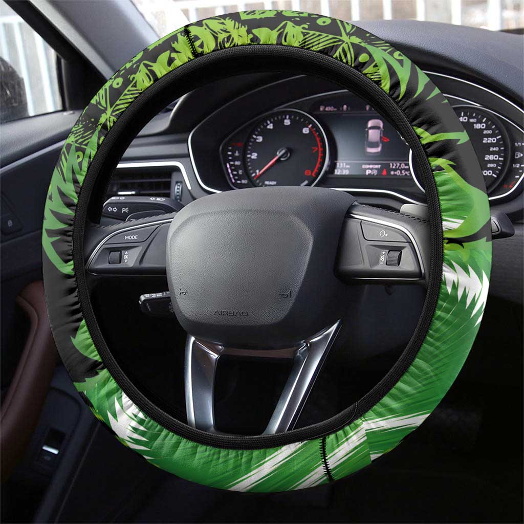 Nigeria Football Steering Wheel Cover Super Eagles-Africa Spirit - African Pride