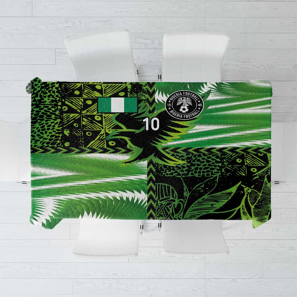 Nigeria Football Custom Tablecloth Super Eagles-Africa Spirit - African Pride