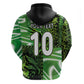 Nigeria Football Custom Zip Hoodie Super Eagles-Africa Spirit - African Pride