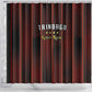 Afro-Trinbago Cricket Knight Riders Shower Curtain Palm Leaves Stripes Style - African Pride