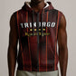 Custom Afro-Trinbago Cricket Knight Riders Sleeveless Zip Hoodie Palm Leaves Stripes Style - African Pride