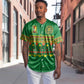 Custom Cameroon Football Baseball Jersey Tribal Motifs Green Color - African Pride