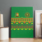Cameroon Football Canvas Wall Art Tribal Motifs Green Color - African Pride