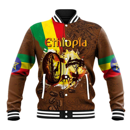 Ethiopia's Pride - Coffee Culture Baseball Jacket