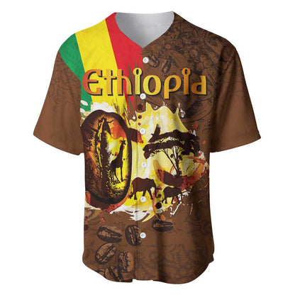Ethiopia's Pride - Coffee Culture Baseball Jersey