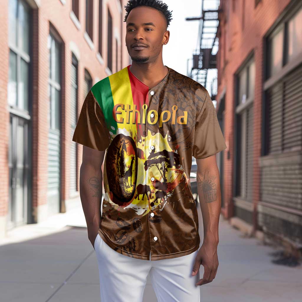 Ethiopia's Pride - Coffee Culture Baseball Jersey
