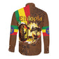 Ethiopia's Pride - Coffee Culture Long Sleeve Button Shirt