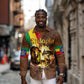Ethiopia's Pride - Coffee Culture Long Sleeve Button Shirt
