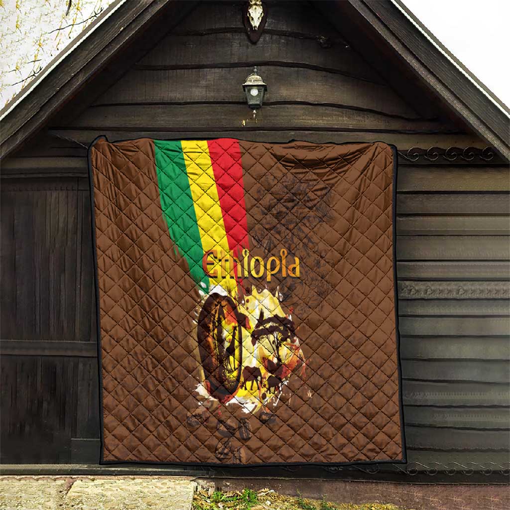 Ethiopia's Pride - Coffee Culture Quilt