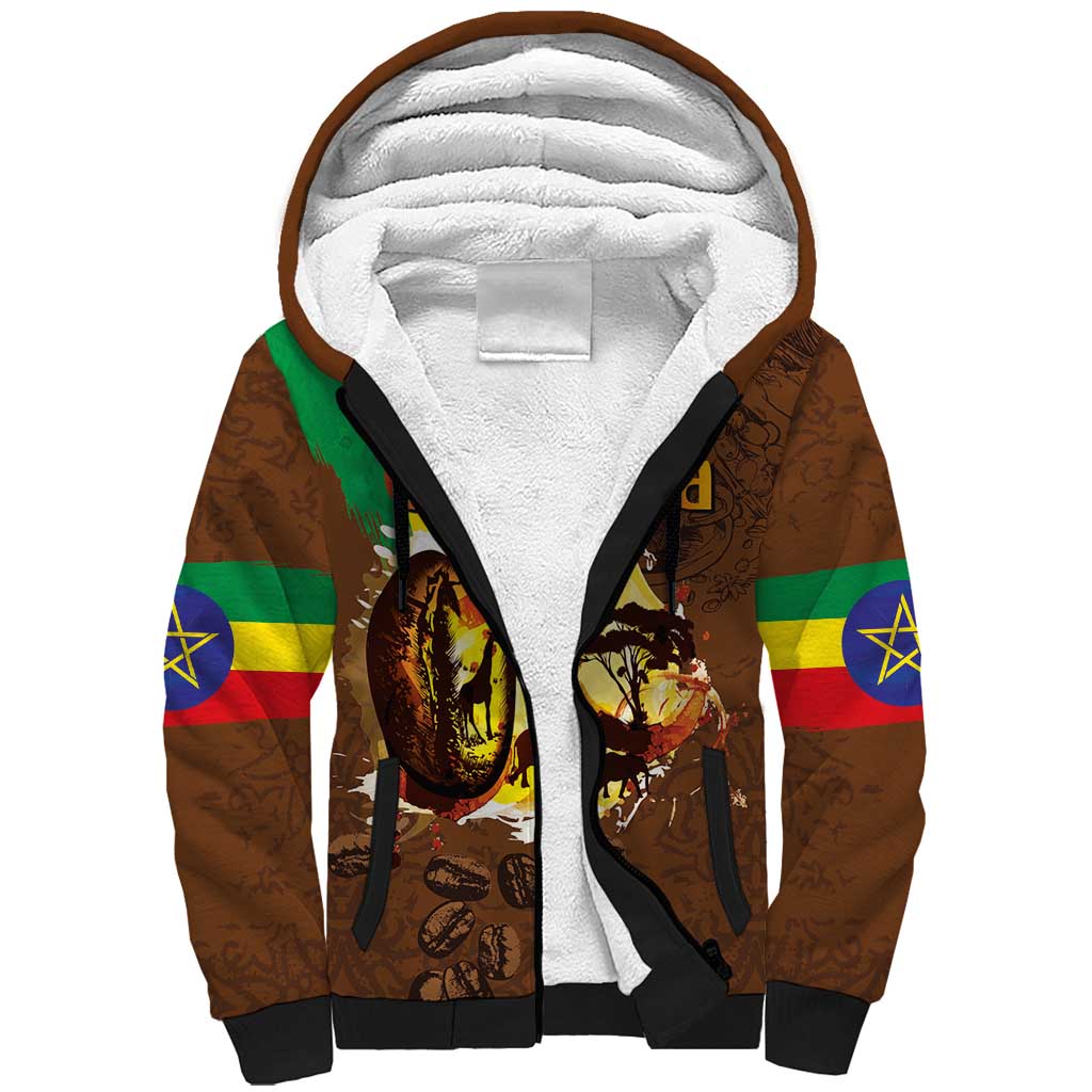 Ethiopia's Pride - Coffee Culture Sherpa Hoodie