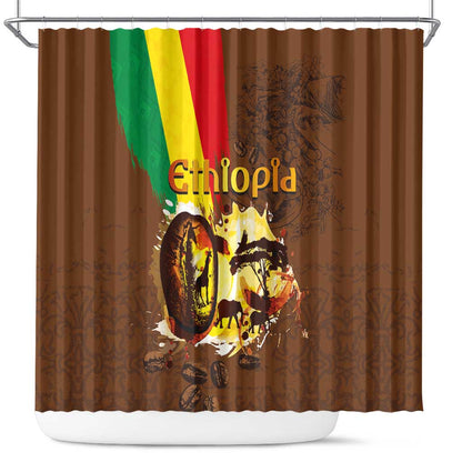 Ethiopia's Pride - Coffee Culture Shower Curtain
